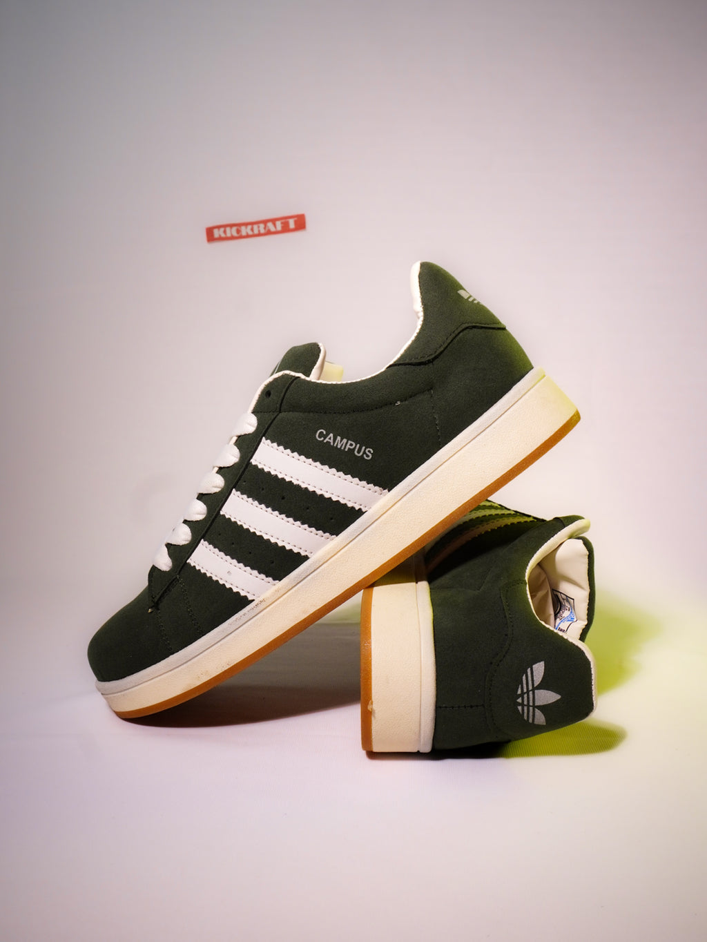 Campus Green White Gum Suede Edition