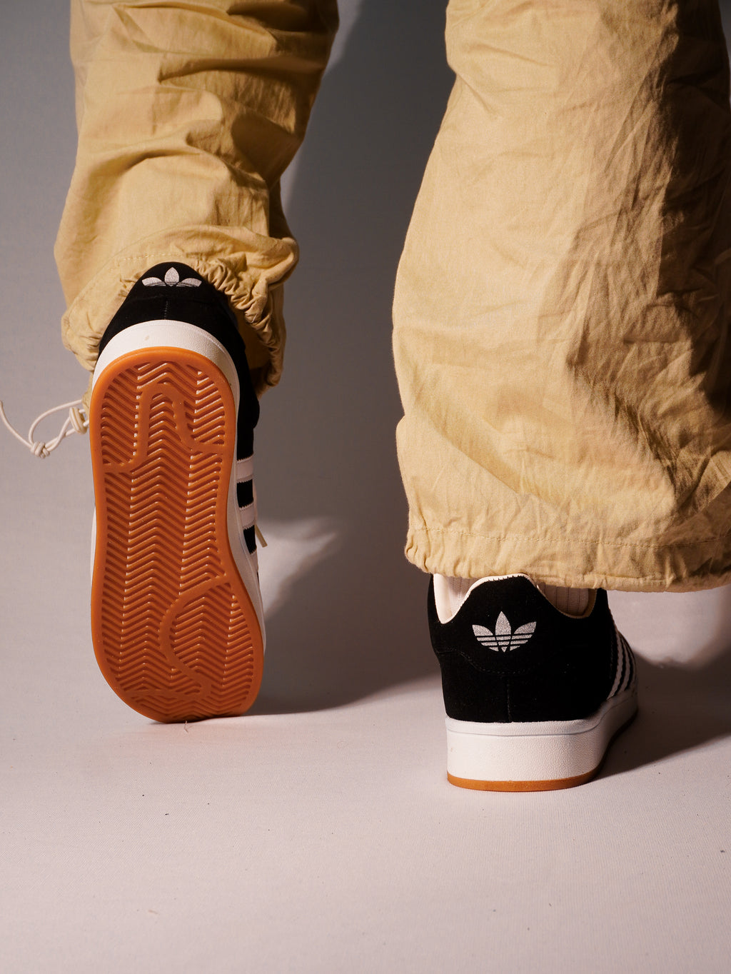 Campus Black White Gum Suede Edition