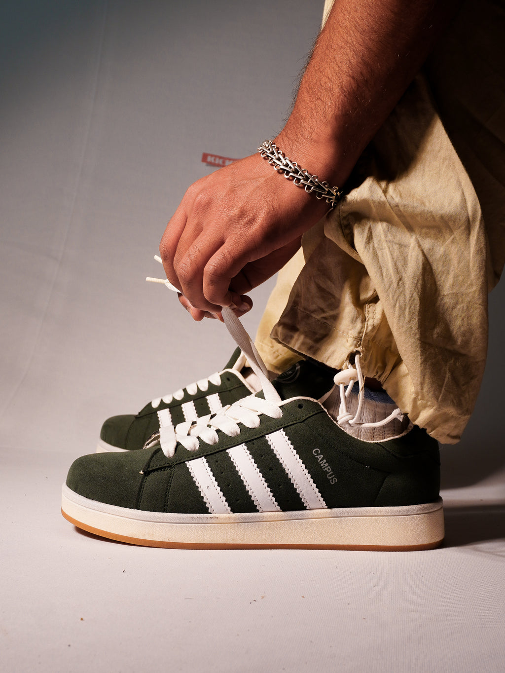 Campus Green White Gum Suede Edition