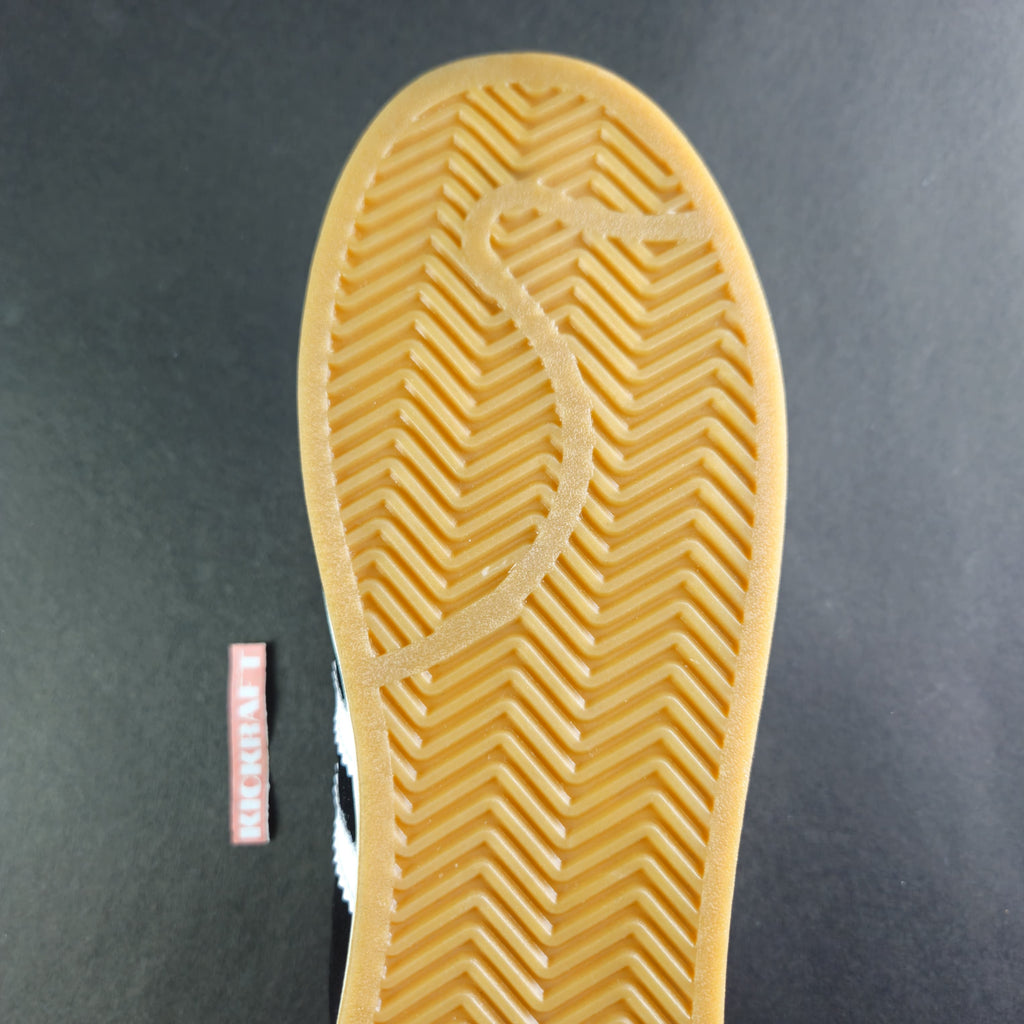 Campus Black White Gum Suede Edition