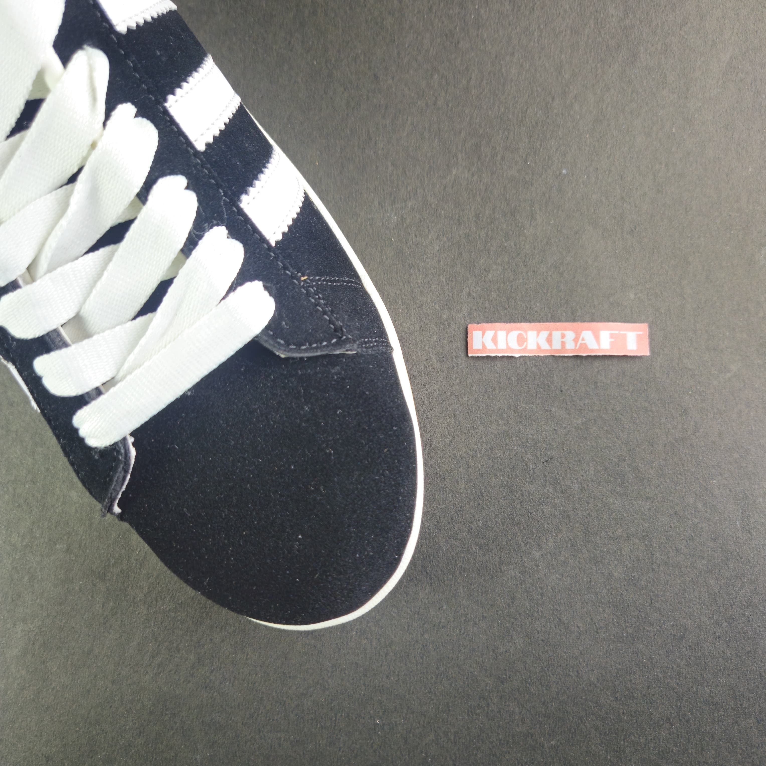 Campus Black White Gum Suede Edition